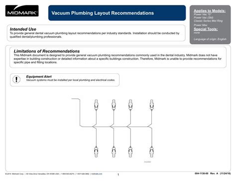 Vacuum Plumbing Layout Recommendations 